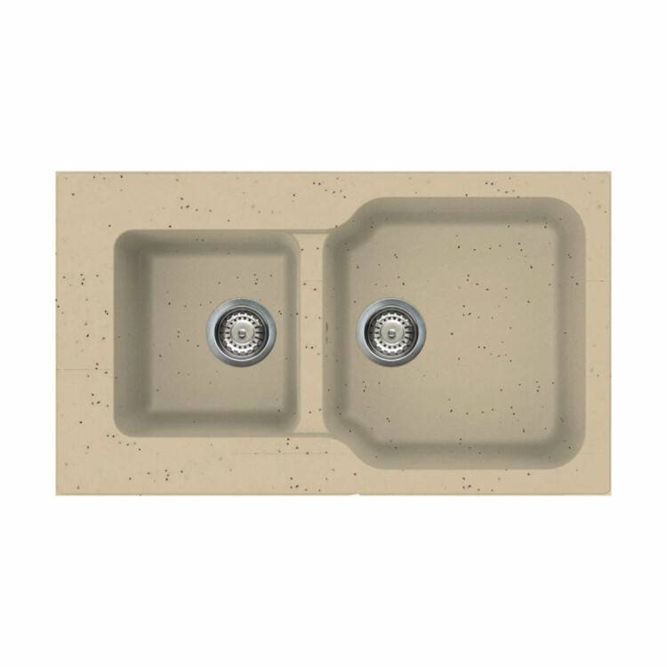 Кухонная мойка OMOIKIRI Maru 860x500 мм 2 чаши шампань 4993291