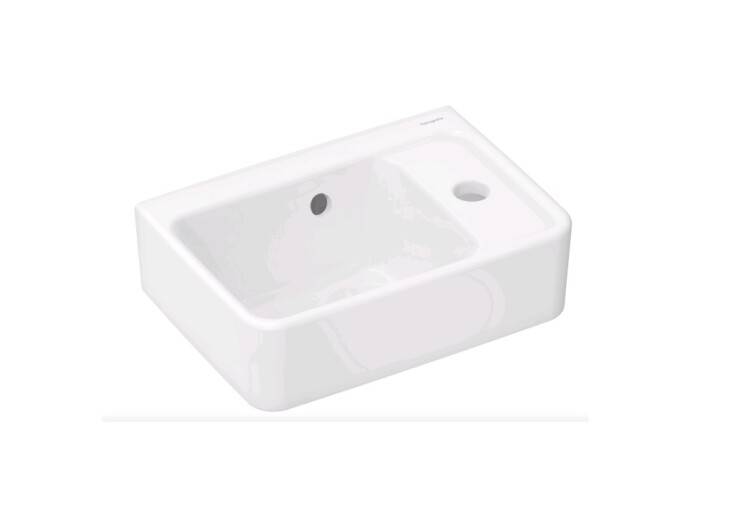 Раковина Hansgrohe Xanuia Q 360x250x105 мм 1 отверстие цвет белый 60129450