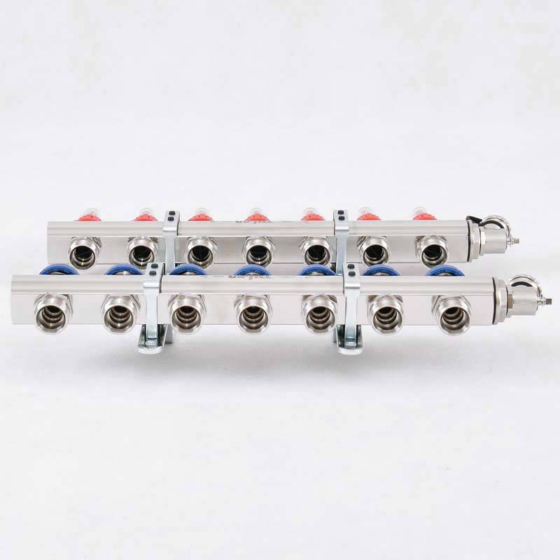 Коллекторная группа Uni-Fitt серия E 1x3/4 EK 7 выходов с расходомерами 440E4307