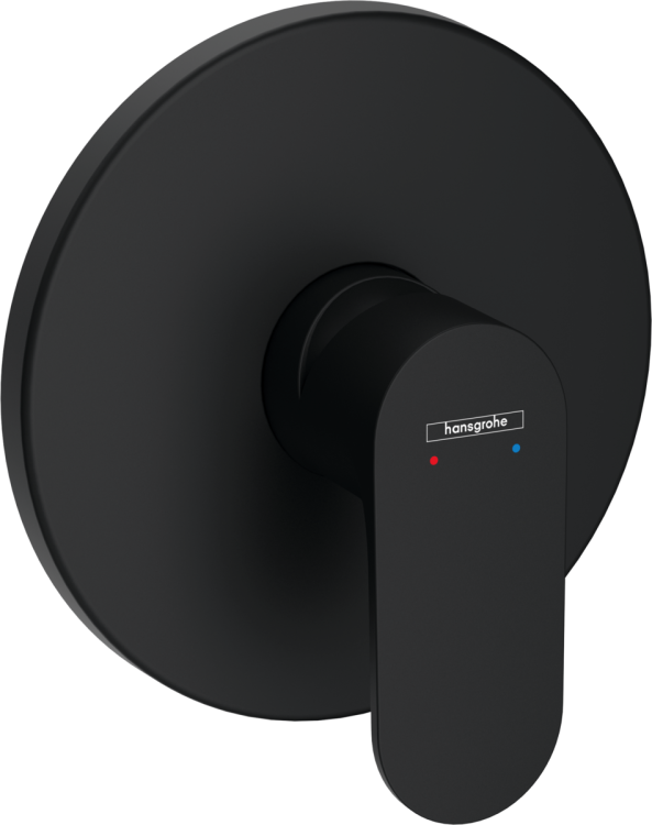 Смеситель для душа Hansgrohe Rebris S однорычажный черный матовый 72667670