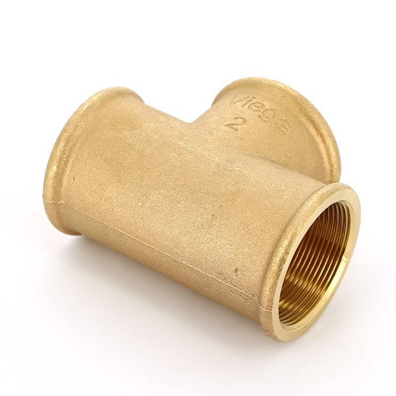 Тройник бронзовый Viega 2x2x2 ВР 264321