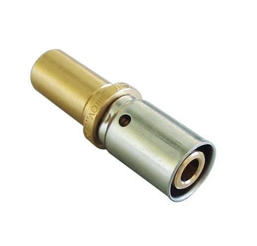 Переходник прессовый TECEflex 26x3-22 мм бронза 1514047