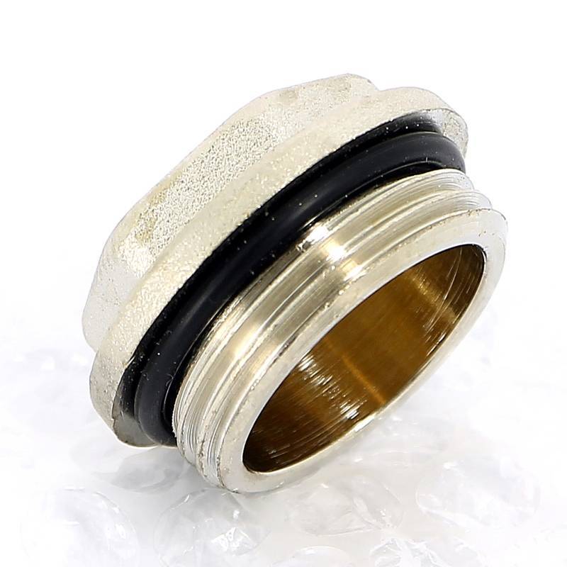 Заглушка REHAU RAUTITAN G 1 для коллекторов латунь никелированная 11316551001