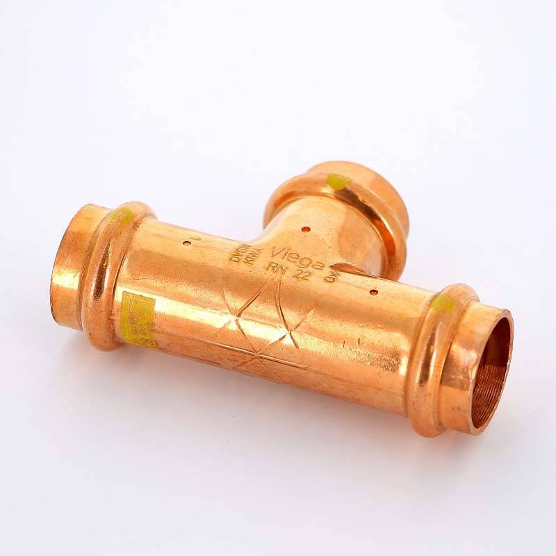 Тройник пресс медный Viega Profipress G 22 мм 345952