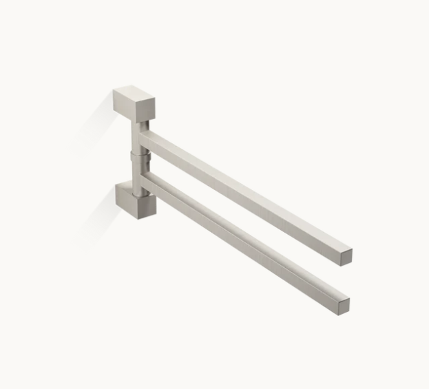 Полотенцедержатель двойной Decor Walther CORNER 373x398x144 мм никель сатинированный 0560734