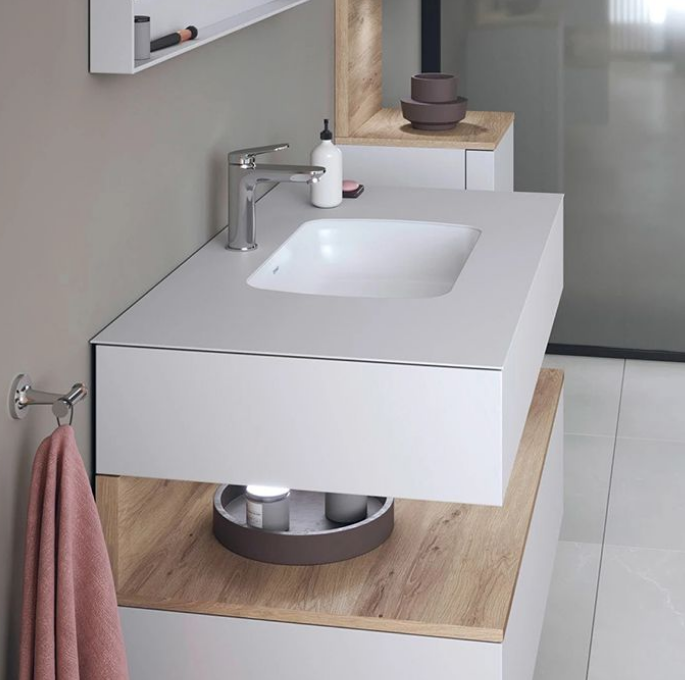 Раковина встраиваемая снизу Duravit Qatego 480x320 мм без отверстия для смесителя 0398480028