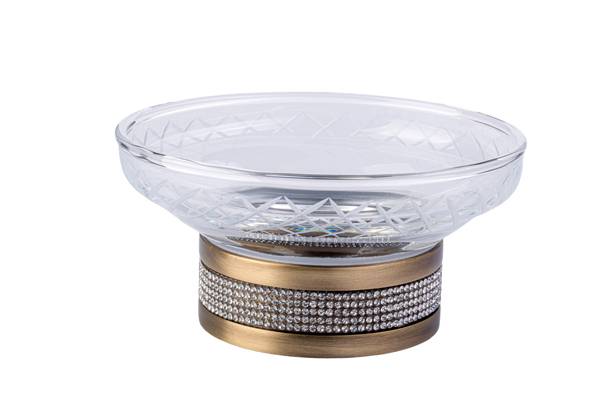 Мыльница настольная Boheme Royal Cristal бронза 10930-BR