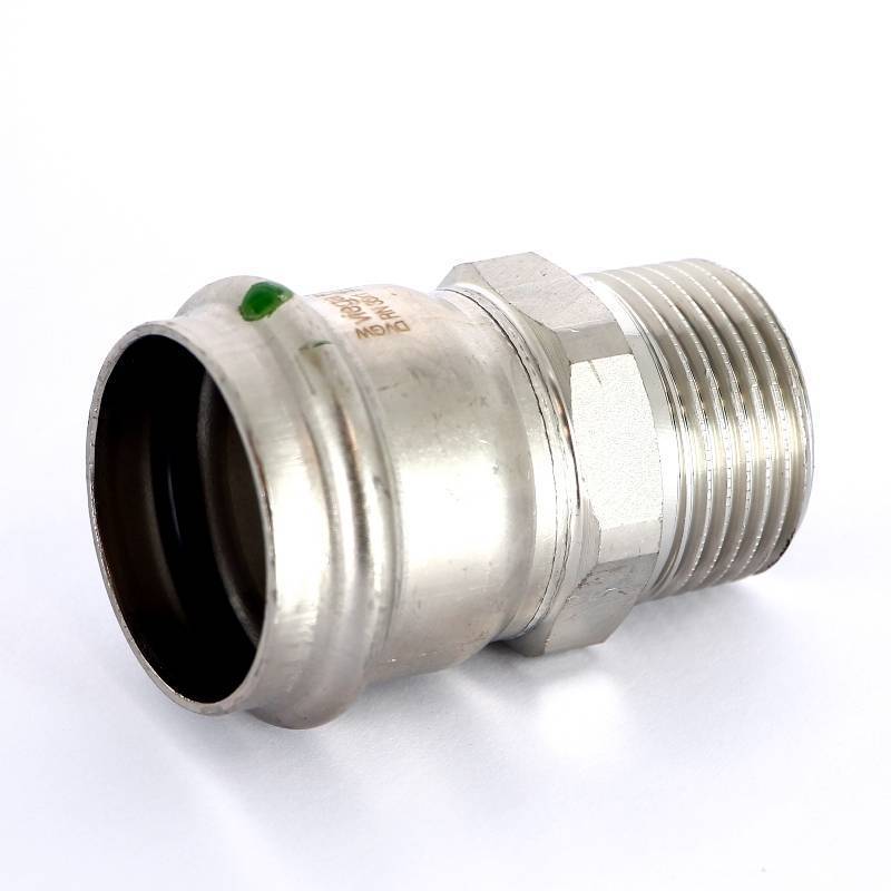 Муфта переходная пресс-Н Viega Sanpress Inox нержавеющая сталь 35x1 436537