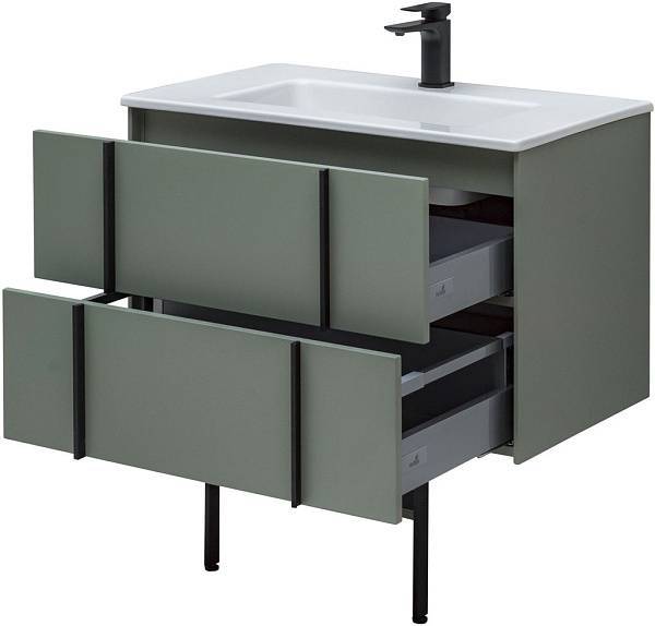 Тумба под раковину Allen Brau Reality 80 см олива матовый 1.32005.CGM