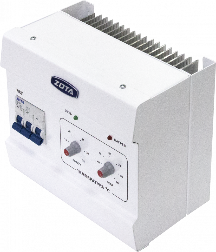 Пульт управления ZOTA ПУ SSR до 9 кВт на твердотельных реле 3443323009