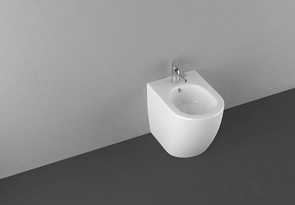 Биде напольное Allen Brau Reality белый 4.32005.20