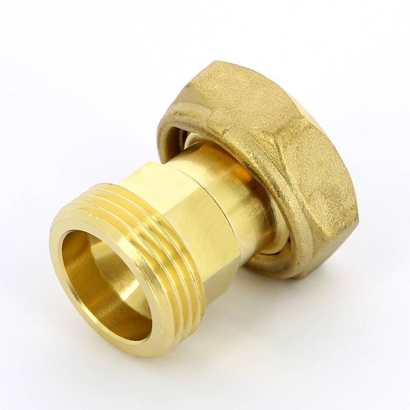 Соединение с накидной гайкой НВ Uni-Fitt 3/4 с плоской прокладкой и обратным клапаном 623G3000