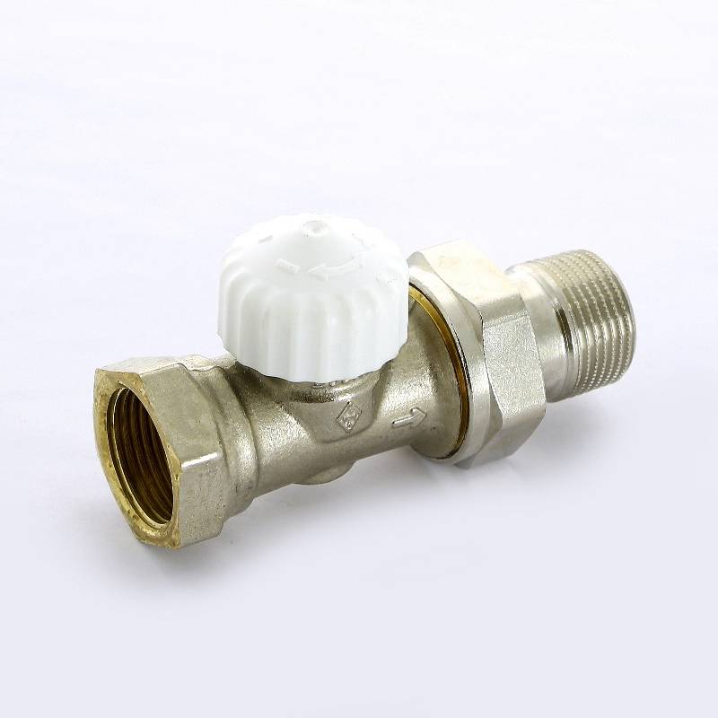 Вентиль термостатический Uni-Fitt прямой HB 3/4 никелированный 160N3000