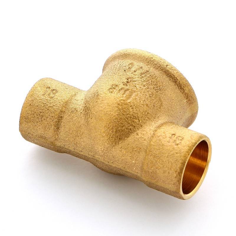 Тройник бронзовый под пайку Viega 18х3/4 ВР 157999