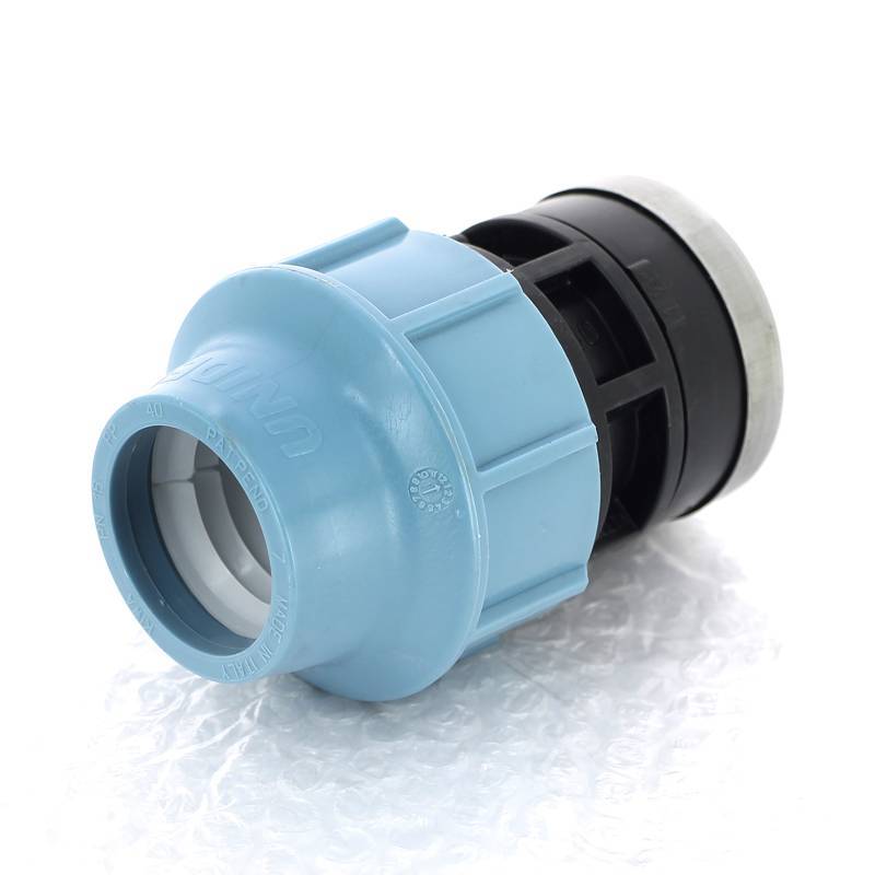 Муфта компрессионная ПНД Unidelta 40x1 1/2 ВР 1004040006