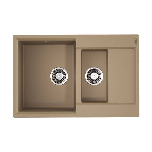 Кухонная мойка Omoikiri Daisen 78-2-CA Artgranit 78х51 см карамель 4993331