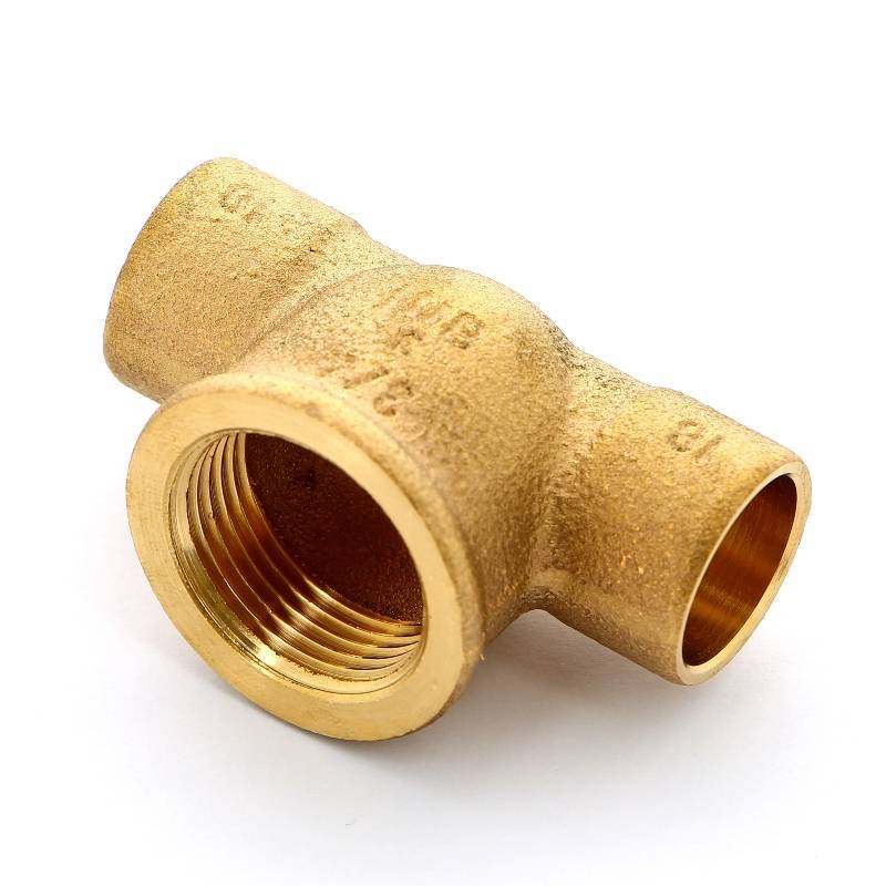 Тройник бронзовый под пайку Viega 18х3/4 ВР 157999