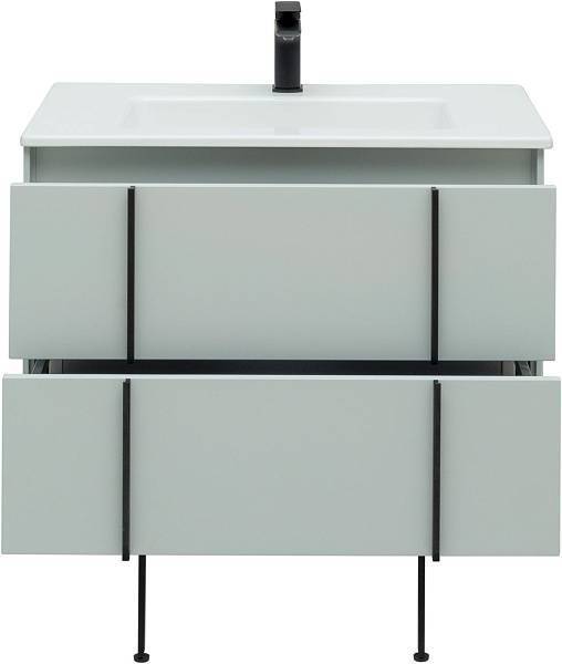 Тумба под раковину Allen Brau Reality 80 см серый/черный 1.32005.PWM