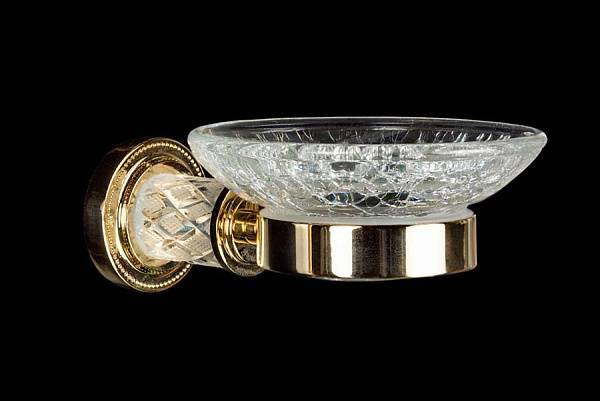 Мыльница подвесная Boheme Murano Cristal золото 10903-CRST-G