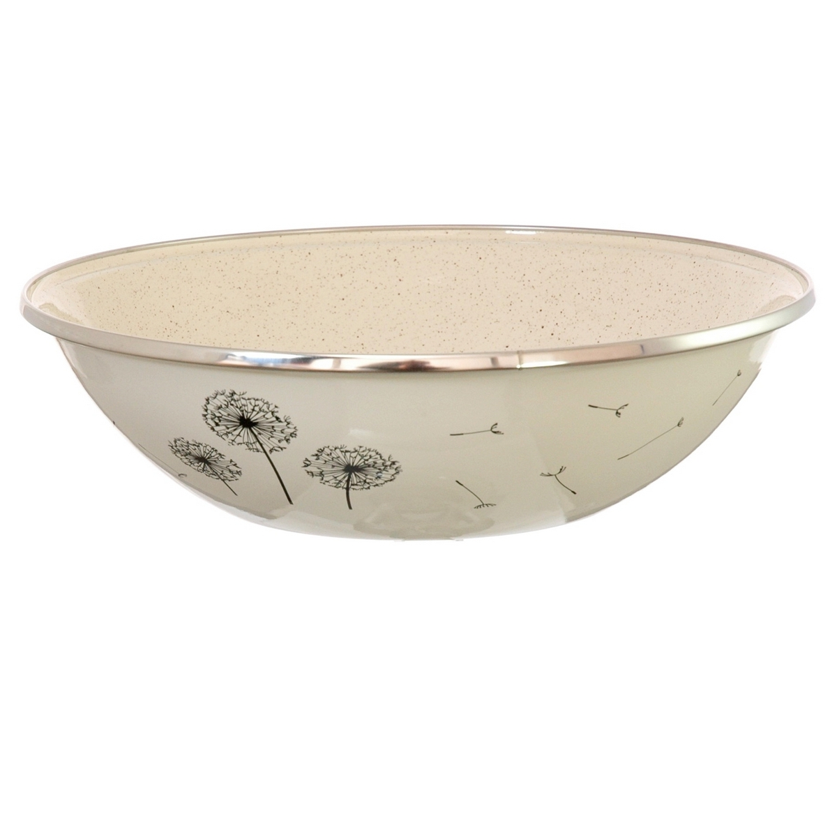 Таз эмалированный Metrot Одуванчик 3.5 л 191441