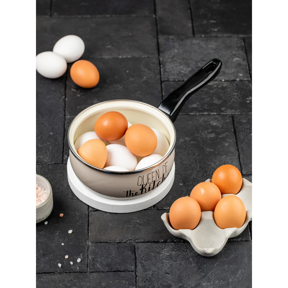 Ковш эмалированный Metrot Queen of Kitchen 1.05 л 362806