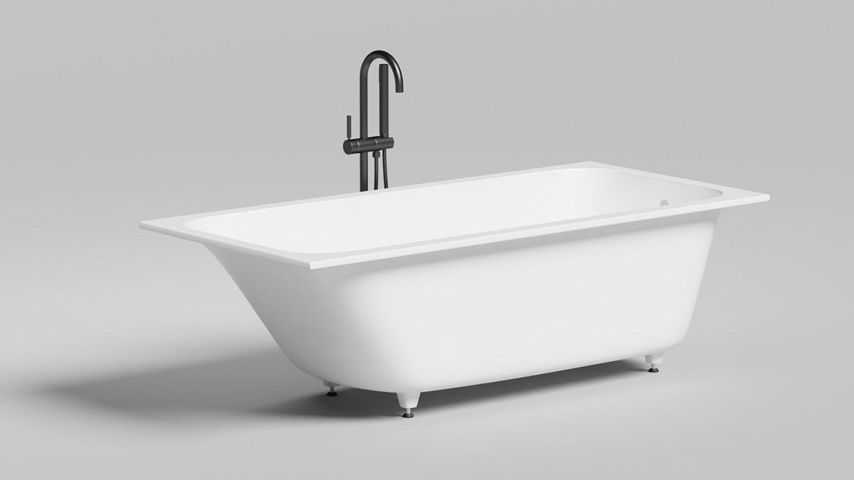 Ванна Salini Orlando 1700x800x600 мм белый матовый 102016M
