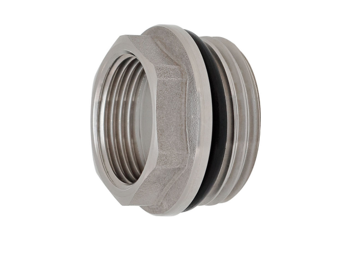 Футорка с уплотнением МИВС O-RING 1x3/4 нержавеющая сталь HHAD0134