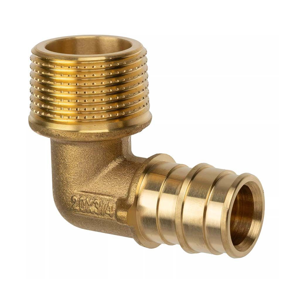 Угольник латунный Usystems для труб PE-Xa 20-R3/4 НР 1135771