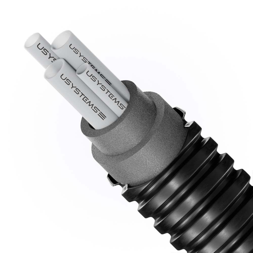 Труба Usystems Quattro Midi PE-Xa 2x25x3,5-25x3,5-20x2,8/140 PN10 200 м 1136774