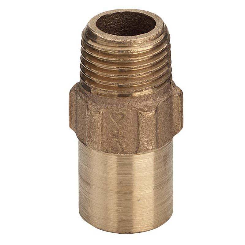 Муфта-вставка Viega 94243G 22 мм х 3/4 НР бронза под пайку 117894