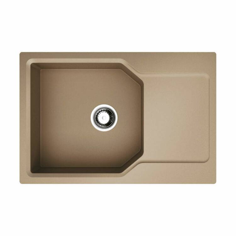 Кухонная мойка OMOIKIRI Yonaka 780x510 мм 4 отверстия карамель 4993338