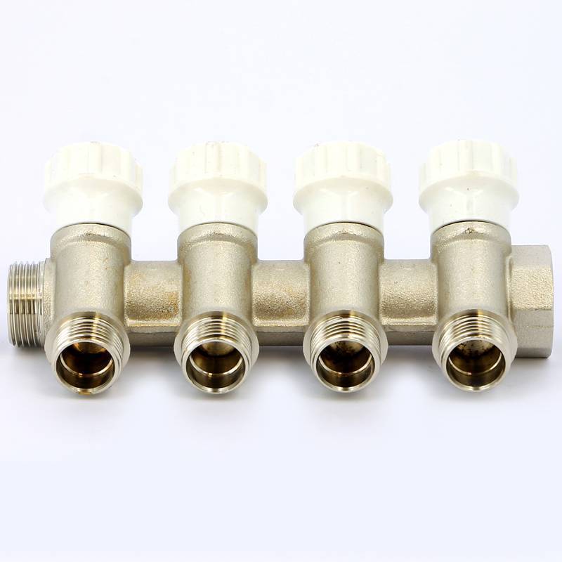 Коллектор с вентилями Itap 3/4 4 выхода 1/2 38 мм 465 3/4-4