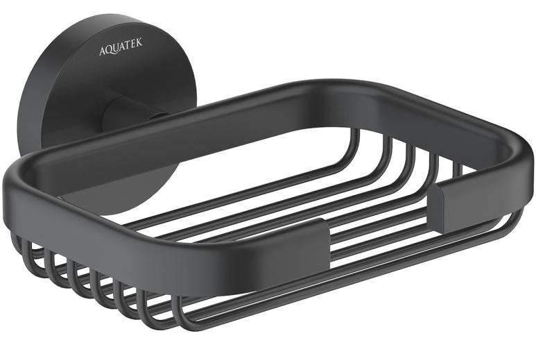 Мыльница-решетка Aquanet БЕТТА матовый черный AQ4633MB