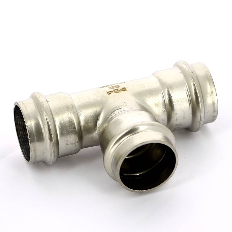 Тройник пресс IBP >B< Press Inox 28 мм нержавеющая сталь PS5130 0282828