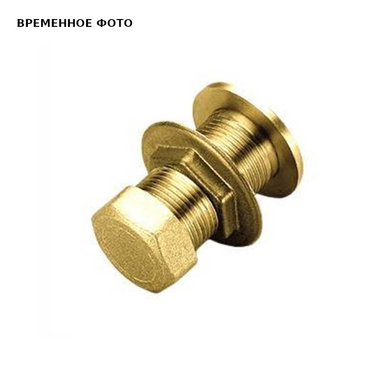 Выпуск резервуарный Tiemme 1 1/4 НР с фланцем и заглушкой 1518G 1500457