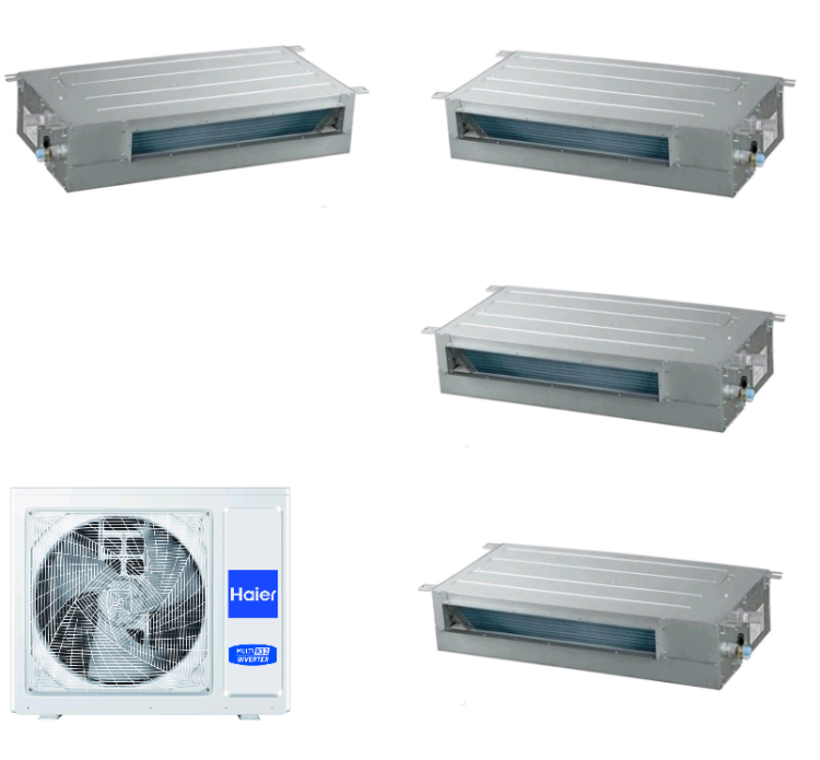 Мульти-сплит система Haier 4U75S2SR5FA / AD12SS1ERA(N)(P)-4 инверторная R32 4U75S2SR5FA/AD12SS1ERA(N)(P)-4