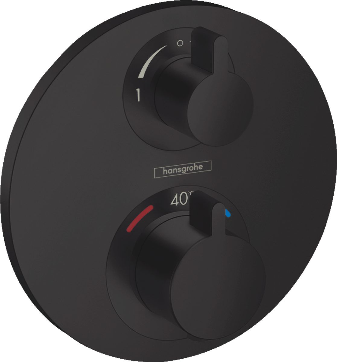 Термостат Hansgrohe Ecostat S скрытого монтажа матовый черный 15758670