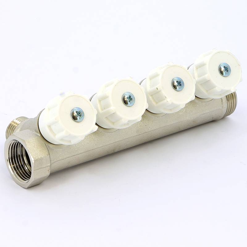 Коллектор с вентилями Itap 3/4 4 выхода 1/2 38 мм 465 3/4-4