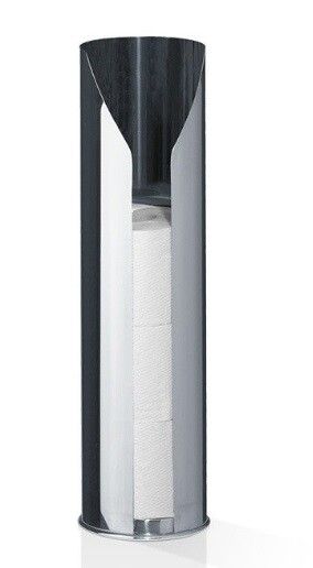 Держатель запасного рулона бумаги Decor Walther DW 89 напольный, 140x140x500 мм, сталь полированная, 0812070