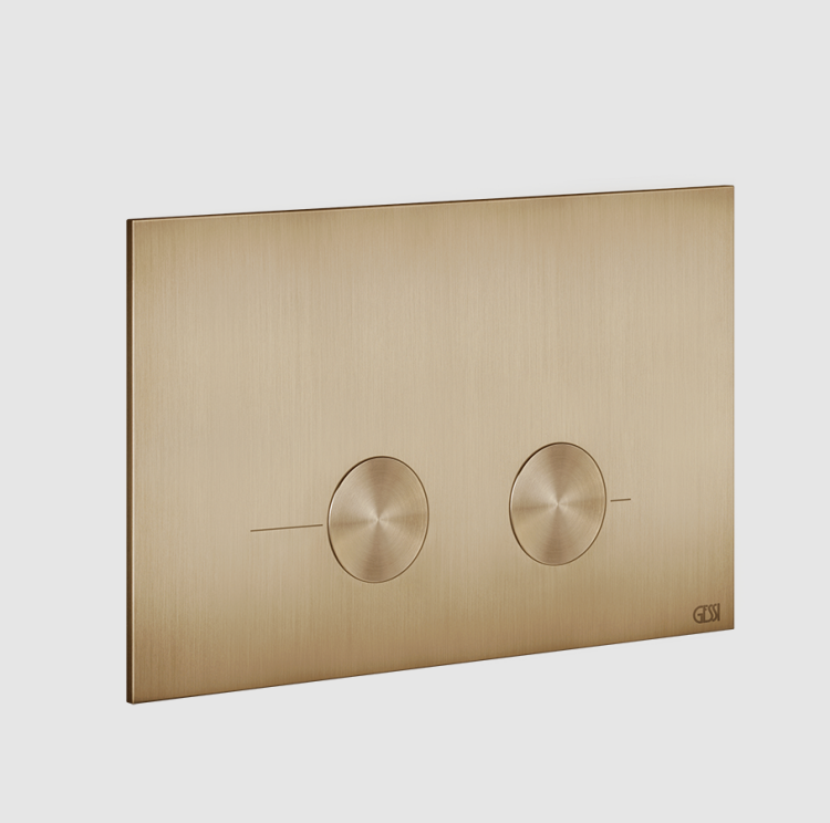 Клавиша смыва для унитаза Gessi Warm Bronze Brushed PVD 54619726