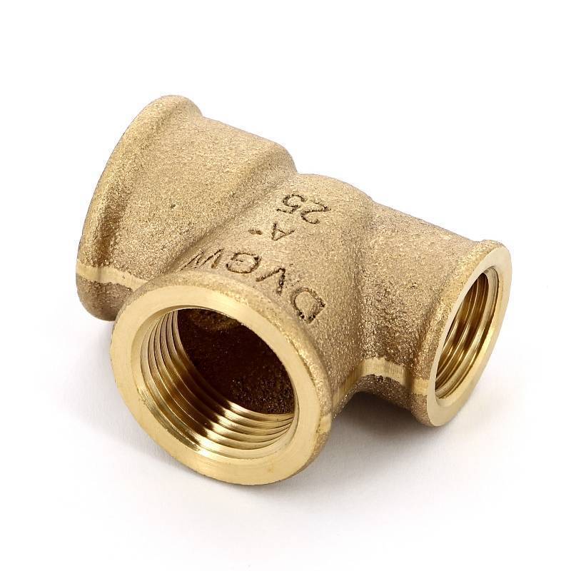 Тройник бронзовый Viega 3/4x3/4x1/2 ВР-ВР-ВР 362508