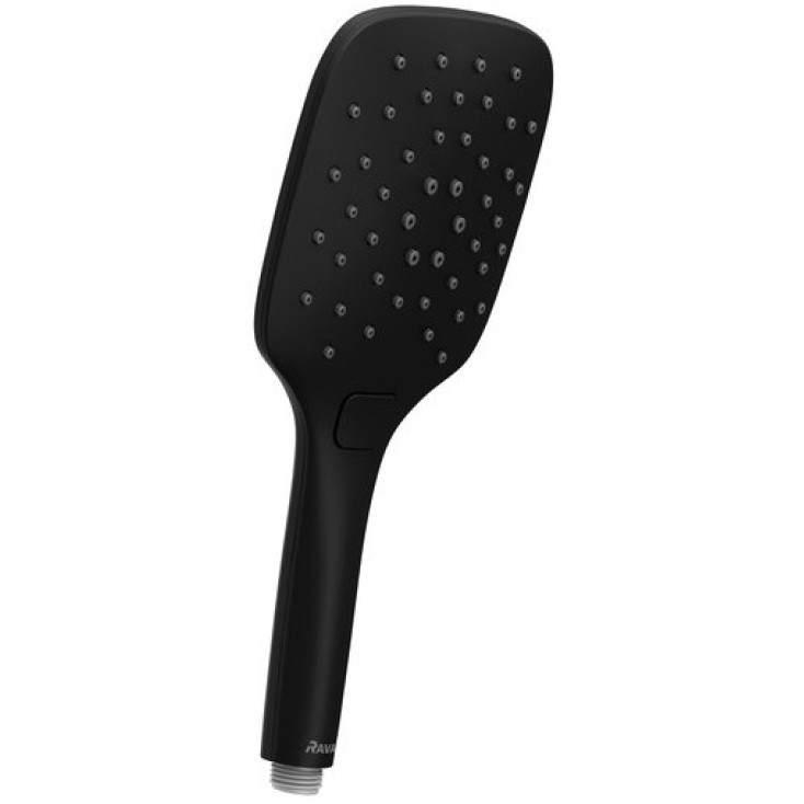 Душевая лейка RAVAK Air 958.20 3 функции 120 мм черная X07P569