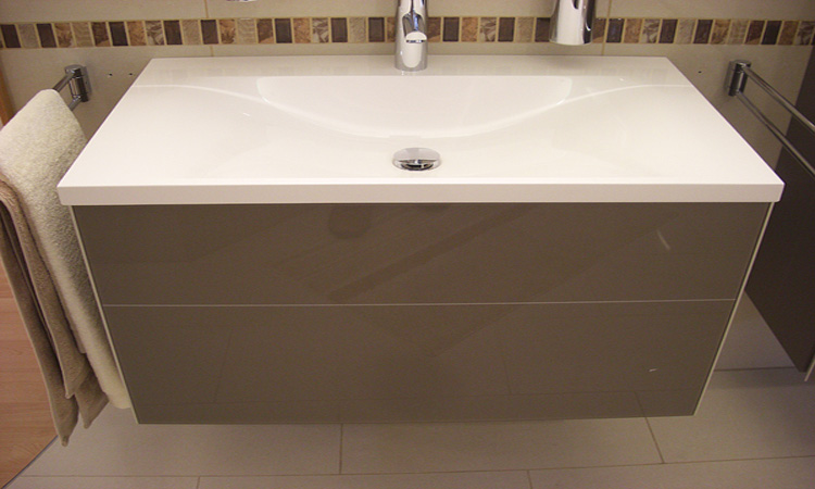 Тумба под умывальник Keuco Royal Reflex 996х487х450 мм трюфель 34070140000