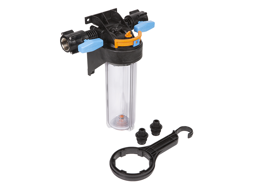 Корпус для картриджного фильтра ДЖИЛЕКС 1 МС Т 10 Slim Line прозрачный 9094