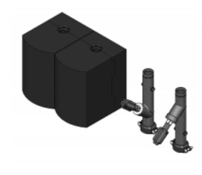 Комплект отсечной арматуры Meibes Ду 50 в изоляции ME 66548 EWI