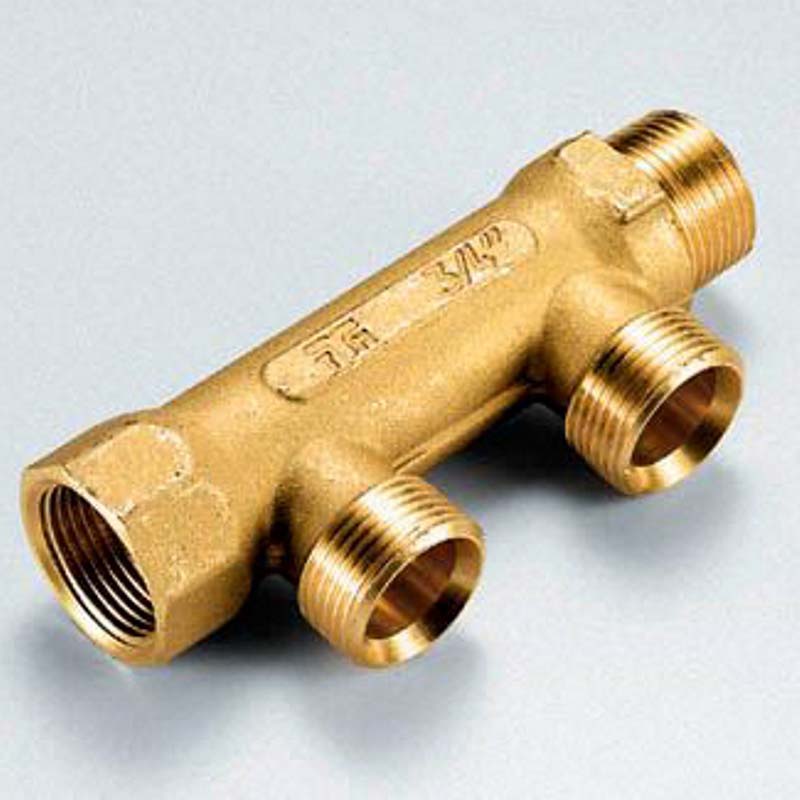 Коллектор проходной Tiemme 2 выхода 1 x 3/4 HP-BP Евроконус 50 мм 1910026