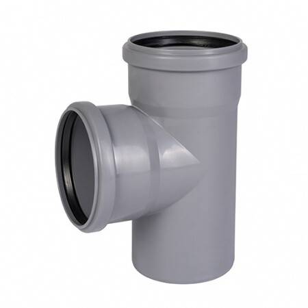 Тройник Ostendorf HT HTEA 87° 40/40 мм RAL 7037 111400