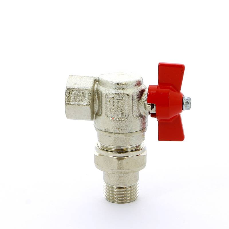 Кран шаровой ITAP IDEAL 1/2 НВ угловой с разъемным соединением бабочка 298