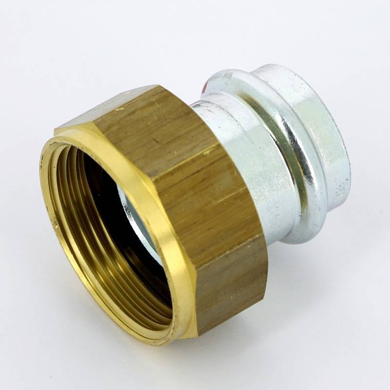 Муфта пресс Viega Prestabo с накидной гайкой 28х1 1/4 оцинкованная сталь 559205