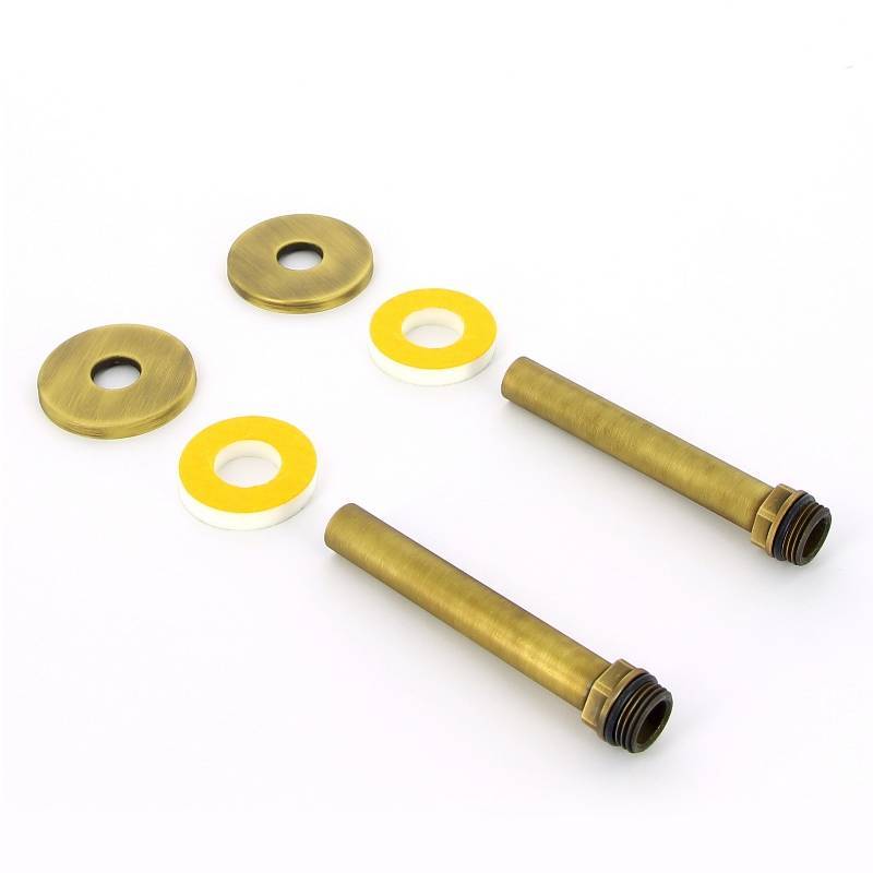 Комплект присоединительный Carlo Poletti Artistic 1/2 x 16 x 120 мм бронза A54650MA